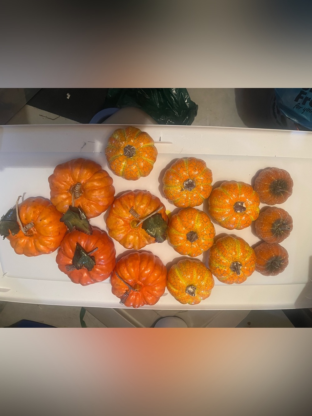 Decorative Orange Pumpkin Assortment - Home Accents
